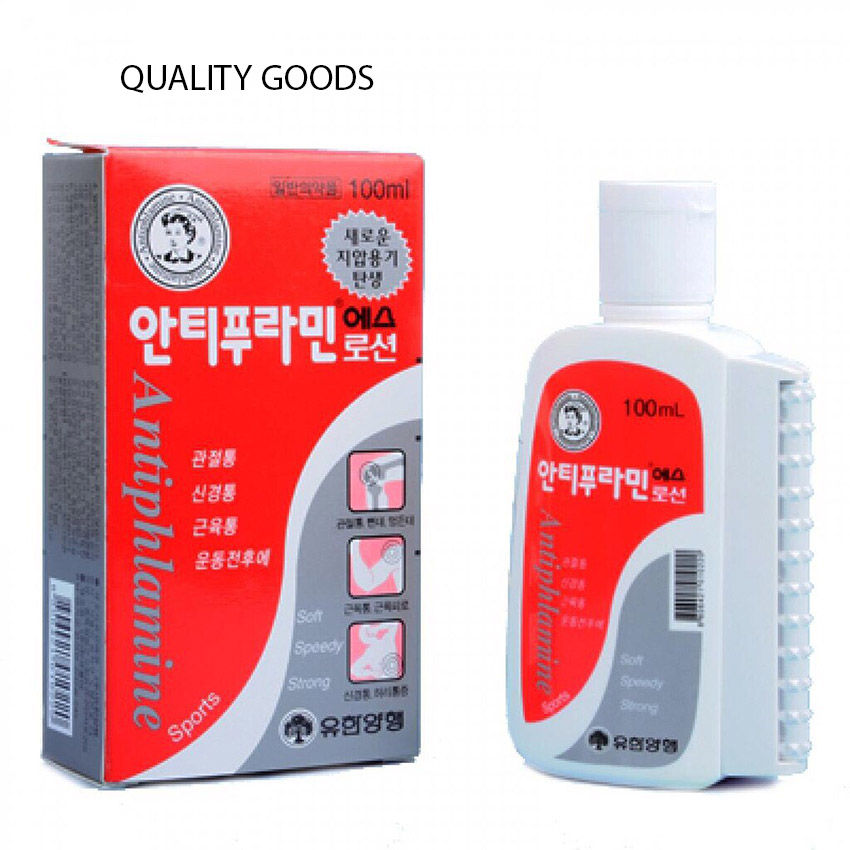 [HÀNG CHÍNH HÃNG] Dầu nóng Hàn Quốc Antiphlamine - Quality Goods - {HÀNG XÁCH TAY} Xoa bóp nhức mỏi 100ml