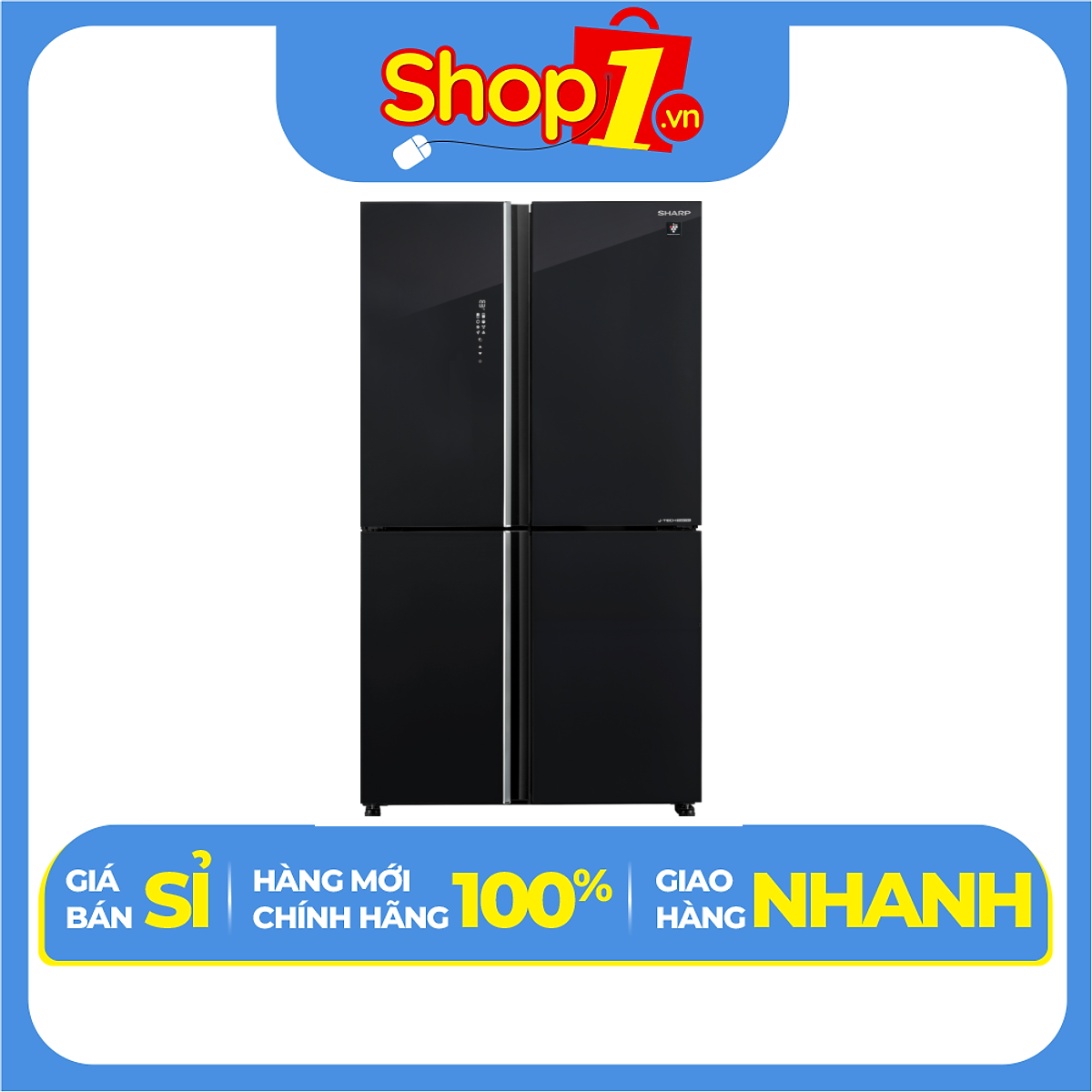 Tủ Lạnh Sharp Inverter 525 lít SJ-FXP600VG-BK