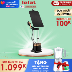 [Giá cuối 3500K + FREESHIP] Tefal Bàn Ủi Hơi Nước Đứng -Dùng cho mọi loại vải-Phun hơi mạnh-Khởi động nhanh 45 giây – Công suất 1650W – Bảo hành 24 tháng – Hàng chính hãng – Thương hiệu Pháp – Garment steamer Tefal – QT1020E