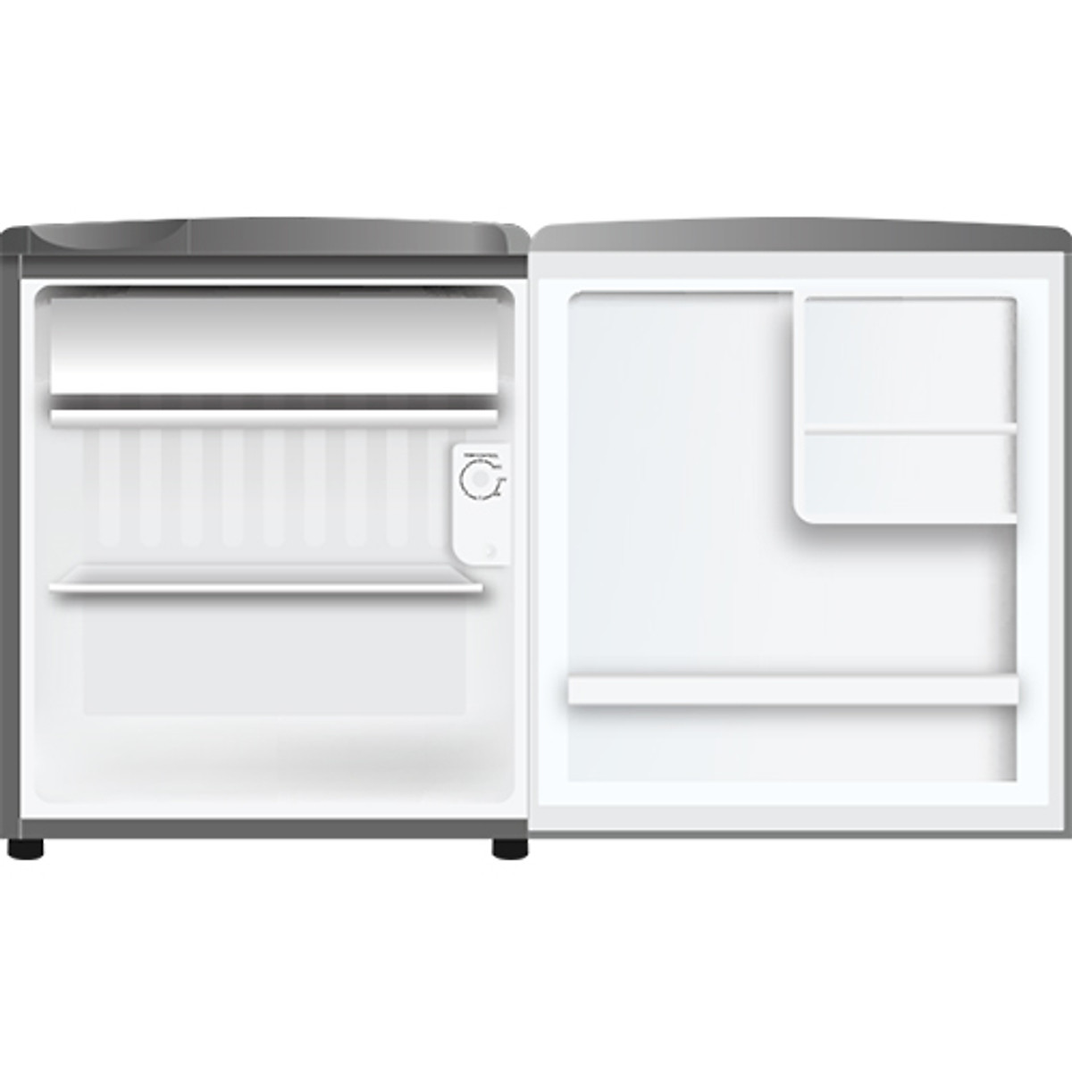 [GIAO HÀNG XUYÊN TẾT]Tủ Lạnh AQUA 50 Lít AQR AQR-D59FA(BS)