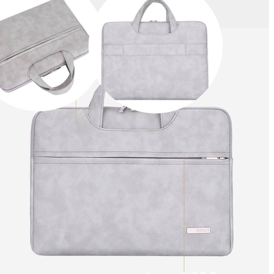 Túi xách da chống sốc cho macbook, laptop surface