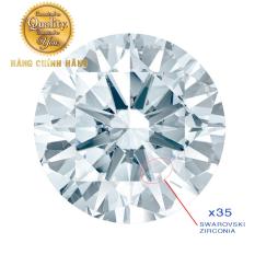 Kim cương nhân tạo Swarovski Gems màu trắng đủ size (WHITE)