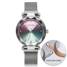 Đồng hồ nữ Julius Hàn Quốc JA-1166 mặt chuyển sắc dây thép nam châm