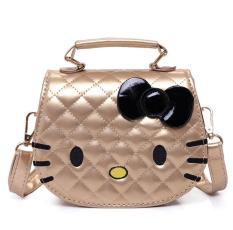 Túi đeo chéo mèo Kitty xách tay cầm tay trẻ em bé gái màu hồng đỏ trắng đen nâu đẹp dễ thương thời trang đi chơi đi học da PU bóng