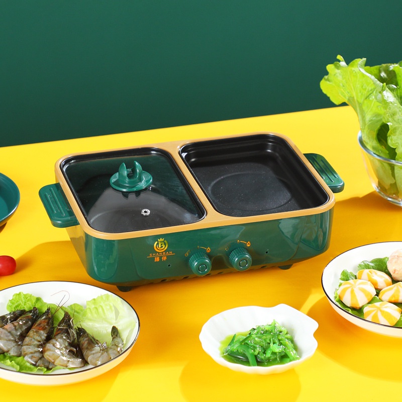 Bếp nướng điện, bếp nướng, bếp lẩu nướng 2 trong 1, lẩu điện đa năng, bếp lẩu nướng, bếp nướng...