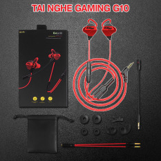 Tai Nghe Gaming có mic G10 chân 3.5mm [Có Micro tháo dời; Siêu Bass] Hỗ trợ điện thoại, máy tính, laptop – Tonoto Store