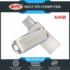USB OTG Sandisk Ultra Dual Drive Luxe USB Type-C 3.1 64GB 150MB/s (Bạc) – Vỏ kim loại cao cấp – Nhất Tín Computer