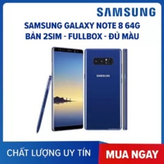 galaxy note 8 Điện thoại Samsung Note 8 Màn hình:Super AMOLED, 6.3″, Quad HD+ (2K+)(CPU Snapdragon) Chính hãng Ram 6G/ 64G Màn hình: Super AMOLED, 6.3″, chơi LIÊN QUÂN mượt CÂN TẤT CẢ CÁC THỂ LOẠI GAME màn ám hoặc lưu ảnh
