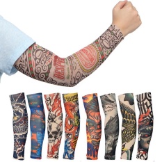 Găng Bao Tay Hình 3D Giả Tattoo Nghệ Thuật Cho Nam Nữ Dài Tay Chống Nắng Chống Tia UV 1537