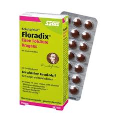 Viên nén điều trị thiếu sắt và thiếu máu Floradix, hộp 84 viên