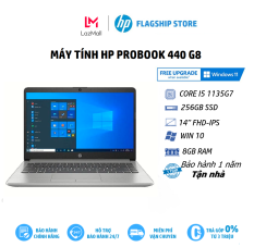 [Voucher 400K] Laptop HP ProBook 440 G8 Core i5-1135G7 – 8GB RAM – 256GB SSD – 14″FHD – Win10 HomeSilver/2H0S6PA – Hàng chính hãng – Bảo hành 1 năm