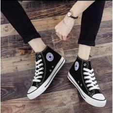 Giày sneaker nữ vải mềm cổ cao ngôi sao Bi Shop