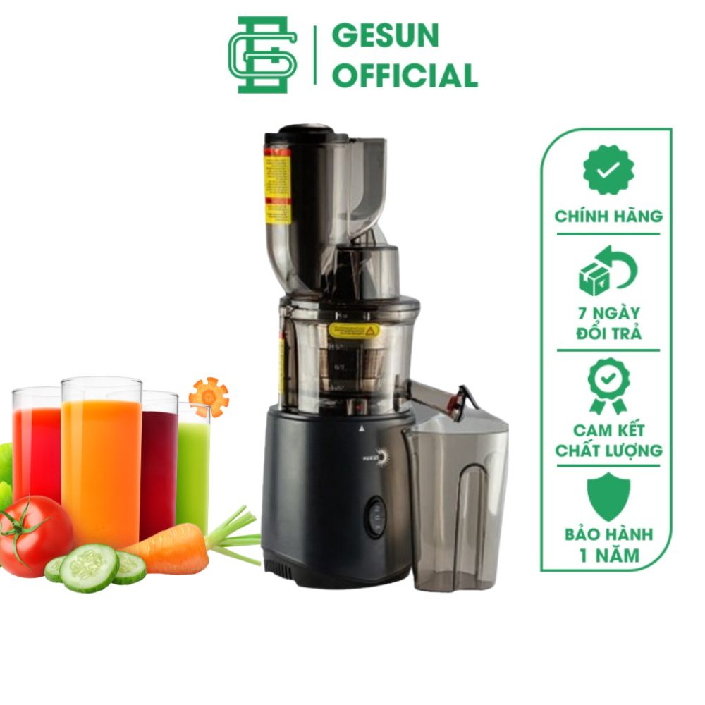 Máy ép chậm trái cây Gesun G500 công suất 240W ép hoa quả rau củ kiệt bã an toàn sức...
