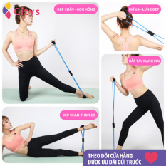 Dây kéo vòng số 8, dây kéo đàn hồi luyện YOGA, tập lưng, nở ngực,tập vóc dáng đẹp mọi lúc mọi nơi