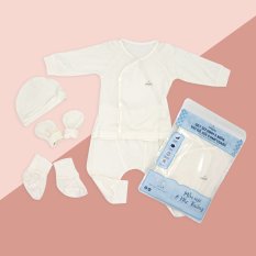Set quần áo cho bé sơ sinh Vải gỗ Sồi Modal gồm 5 món Comfybaby Eco – Đồ bộ cho bé sơ sinh thoáng mát, thấm hút mồ hôi tốt