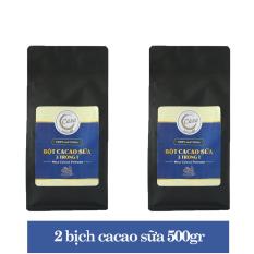 Combo 2 túi cacao sữa 3 trong 1 thơm ngon 500gr