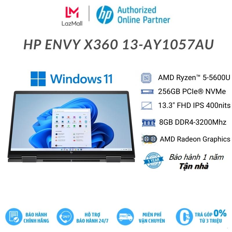 [Voucher 1.5TR từ 10-12/10] Laptop HP ENVY x360 13-ay1057AU R5 5600U I 8GB DDR4 I 256GB SSD I 13.3