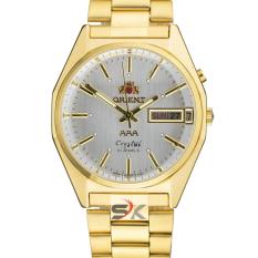 Đồng Hồ Cơ Nam Orient 3A AAA Mặt Trắng Viền Vàng Sang Trọng Automatic Máy Cơ Nhật Tự Động Dạ Quang Mặt Nhỏ Mỏng Phù Hợp Với Người Tay Nhỏ