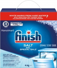 Muối rửa bát Finish 4.0 kg dùng cho Máy rửa bát chén