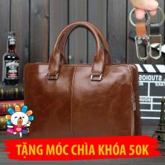 CẶP DA NAM CÔNG SỞ P026 – PHONG CÁCH SANG TRỌNG LỊCH LÃM – TẶNG MÓC KHÓA DA
