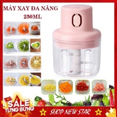 Máy xay đa năng, máy xay sinh tố mini cầm tay sạc pin , máy xay gia vị tỏi ớt tiện lợi hơn máy xay tỏi ớt kéo dây- Máy xay thịt cá ,rau củ quả các loại, máy xay hoa quả, xay đá, xay thức ăn cho bé ăn dặm,…