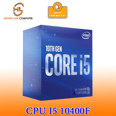 CPU intel Core i5 10400F 2.9GHz upto 4.3GHz 6 nhân 12 luồng 12MB Cache 65W Socket Intel LGA 1200