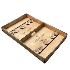 Bộ Đồ Chơi Cờ Búng Bằng Gỗ Xuyên Lỗ Board Games 2 Người Chơi, Đồ Chơi Giải Trí Benrikids