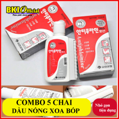Combo 5 chai dầu nóng Hàn Quốc