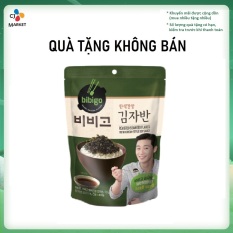 [Quà tặng không bán] Rong biển rắc cơm trộn cơm Hàn Quốc vị nước tương Bibigo – Gói 20g