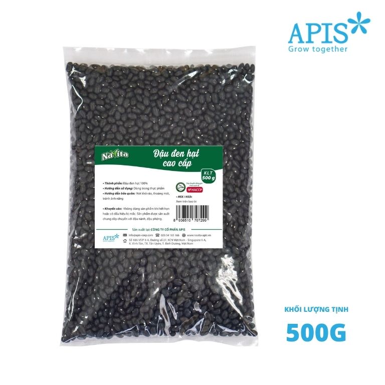1 GÓI ĐẬU ĐEN HẠT CAO CẤP NAVITA 500G