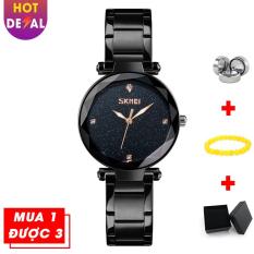 Đồng Hồ Nữ SKMEI Cao Cấp Chống Nước Mặt Vát Sành Điệu Chống Xước BW056
