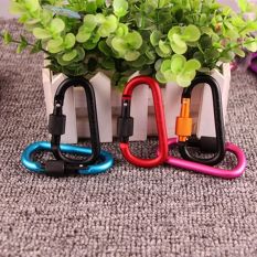 Bộ 3 móc khóa carabiner thép không gỉ siêu cứng nhiều màu