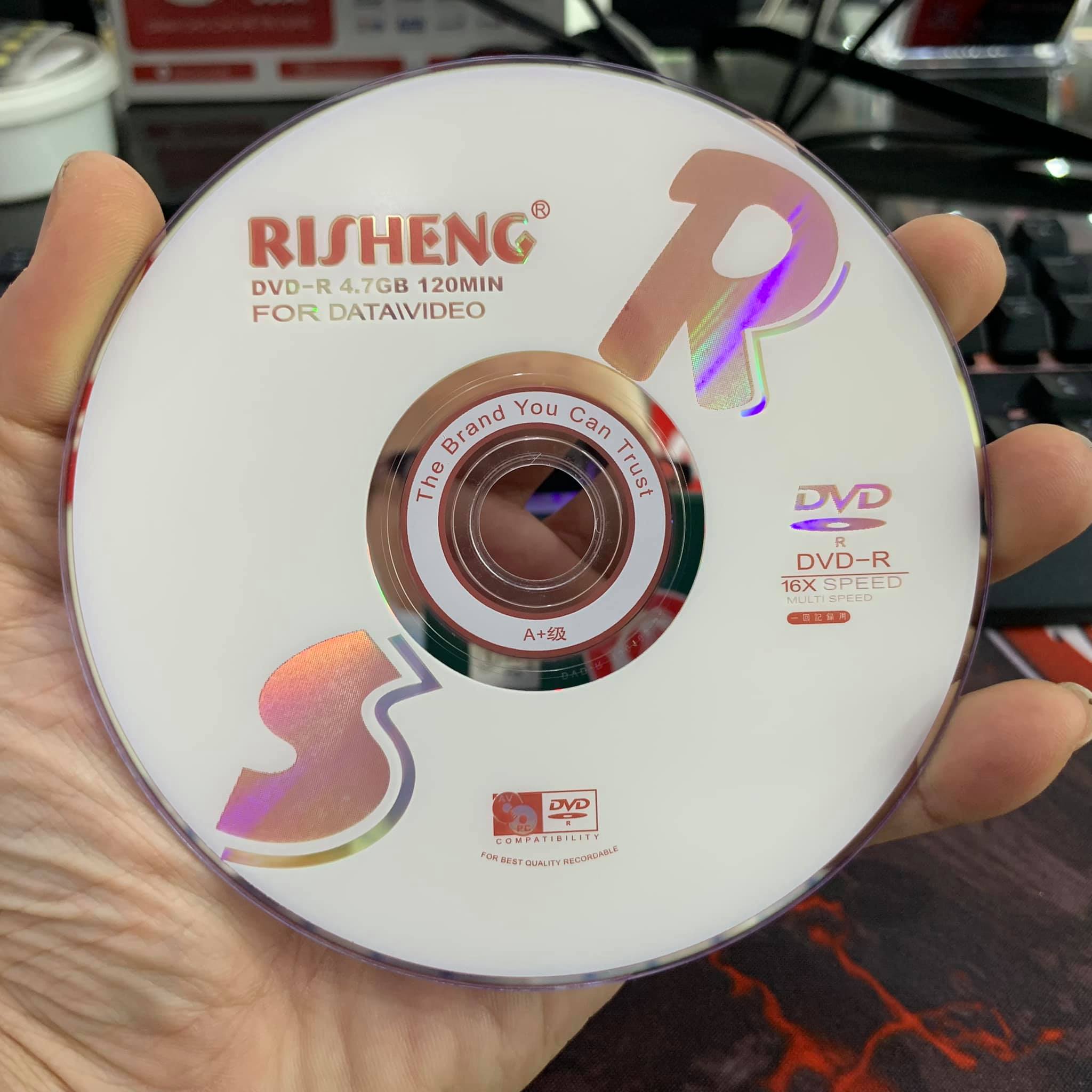 Đĩa trắng DVD-R MINGSHENG/RISHENG 4.7GB Chính Hãng