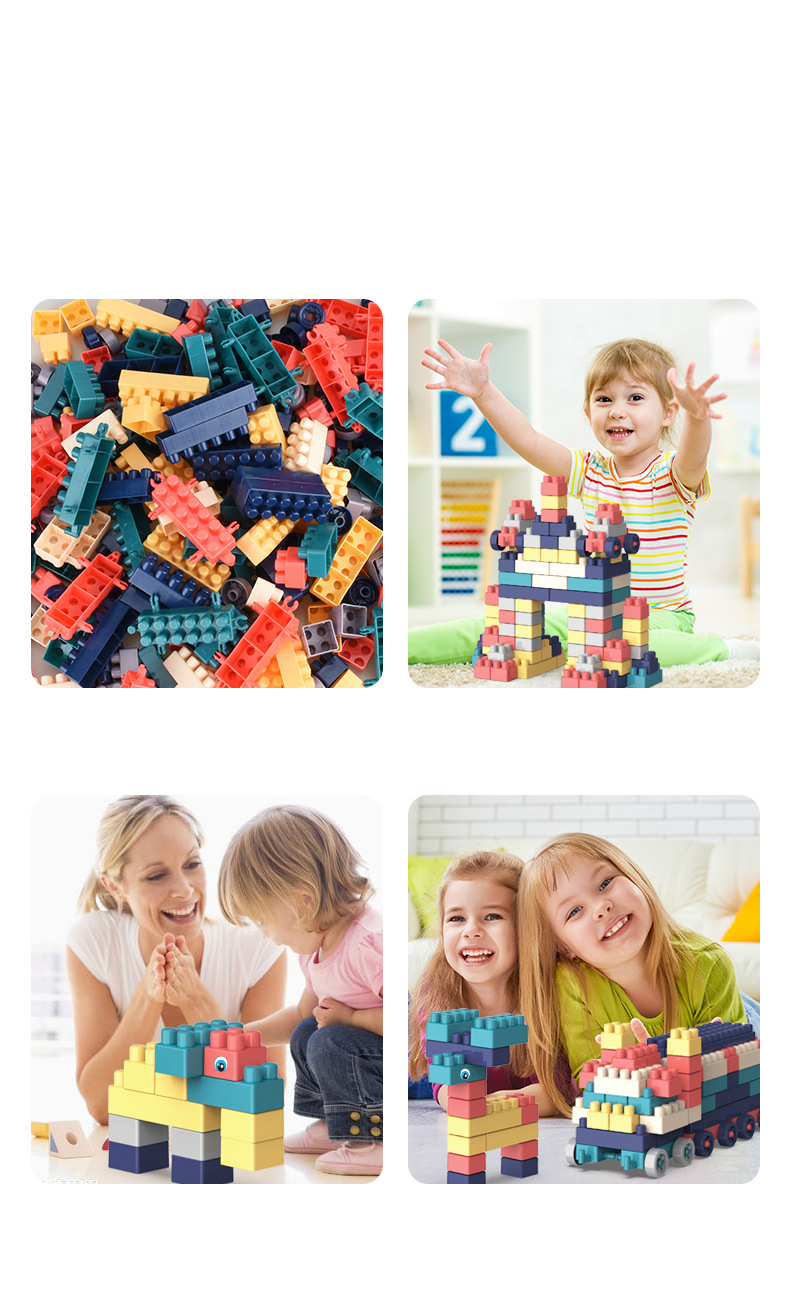 Bộ xếp hình lego 520- 360- 260 chi tiết- Đồ chơi lắp ghép phát triển trẻ toàn diện