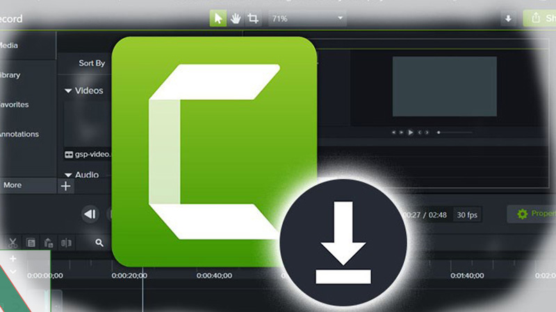 Phần mềm Camtasia Studio 8.6 quay màn hình chỉnh sửa video youtube, tiktok. Active vĩnh viễn