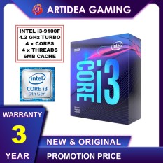 Bộ vi xử lý Intel Core i3-9100F mã SRF7W Full Box (3.6Ghz, 4 nhân 4 luồng, 6MB Cache, 65W)-LGA 1151