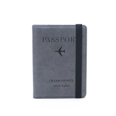 Fashiongg đa chức năng chất liệu da PU dụng cụ ngoài trời Túi lưu trữ ví đựng xu ID thẻ ngân hàng RFID chặn phụ kiện du lịch hộ chiếu Bìa Ví trường hợp bọc hộ chiếu hộ chiếu cuốn sách