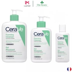 [Freeship 50k Cho Đơn Từ 300k]Sữa rửa mặt CeraVe dành cho da thường và da dầu CeraVe Foaming Facial Cleanser 88ml, 236ml, 473ml (Bản Pháp) – One Pharma