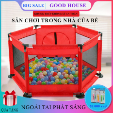 Lều Bóng – Lều Bóng Khung Thép Không Gỉ Chắc Chắn Đảm Bảo An Toàn Cho Các Bé Từ 6 Tháng Tuổi Tặng Kèm Bóng