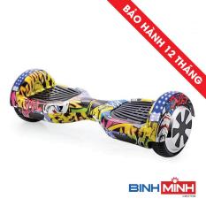 XE ĐIỆN CÂN BẰNG THÔNG MINH – 6.5 INCH BẢN MỚI 2018 Có Bluetooth, đèn led, tay xách thuận tiện