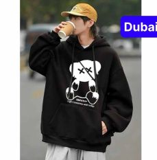 ÁO KHOÁC HOODIE NAM NỮ UNISEX CHẤT NỈ GẤU EMPATHY CHỐNG LẠNH NẮNG, NÓNG THU ĐÔNG HÈ VẢI DÀY PHOM FROM RỘNG SANG CHẢNH – DUBAI FASHION