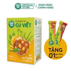 Trà Trái Cây Hạt Chia Just Viet Vị Xoài Hộp 10 Gói