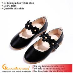 Giày bé gái quai dán giày búp bê bé gái quai hoa GLG018 Cuocsongvang