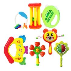 Đồ Chơi Lục Lạc Xúc Xắc Antona Bộ 7 Món Giúp Bé Phát Triển