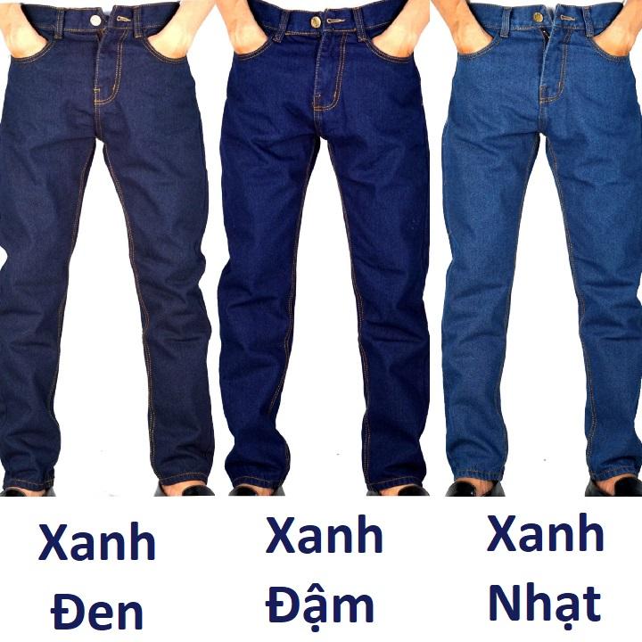 Quần jean nam ống suông VNO chất dày