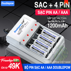 Bộ Pin Sạc AA / AAA DB02, Vỉ 04 Pin 1200mAh cho micro không dây đồ chơi trẻ em đồng hồ treo tường