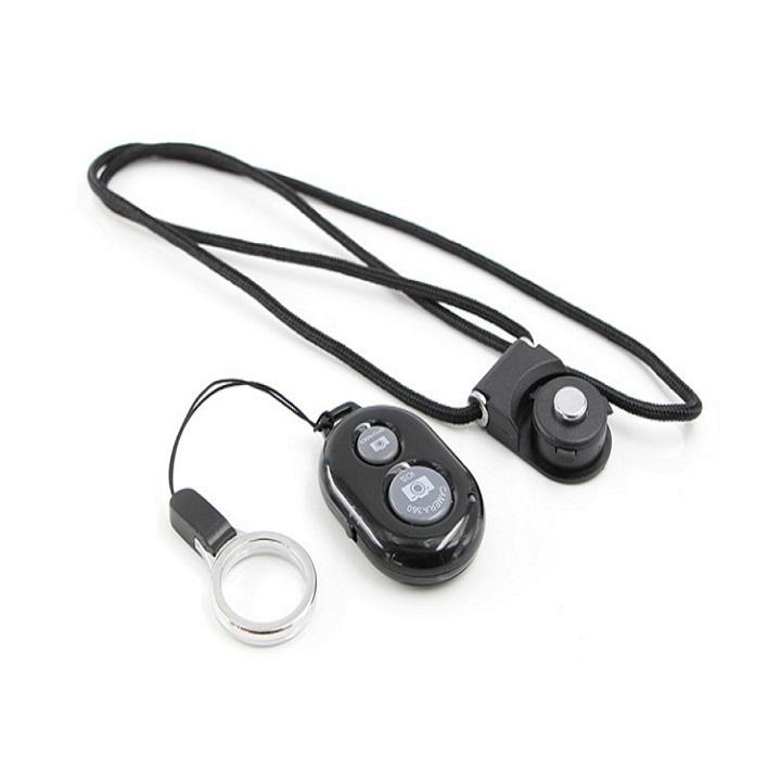 Remote chụp hình Bluetooth ABSHUTER (kèm dây đeo) cho điện thoại, Ipad