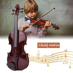 Mingrui ABS Black 48CM Studnets Acoustic Violin Kids Violin Children’S Violin