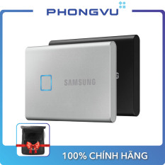 [Trả góp 0%][Tặng Bao da ổ cứng Samsung] – Ổ cứng SSD Samsung Portable T7 2.5″ Touch (500GB/1TB) – Bảo hành 36 tháng