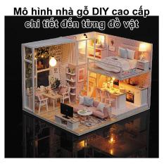 Mô hình nhà gỗ DIY biệt thự nhà phố